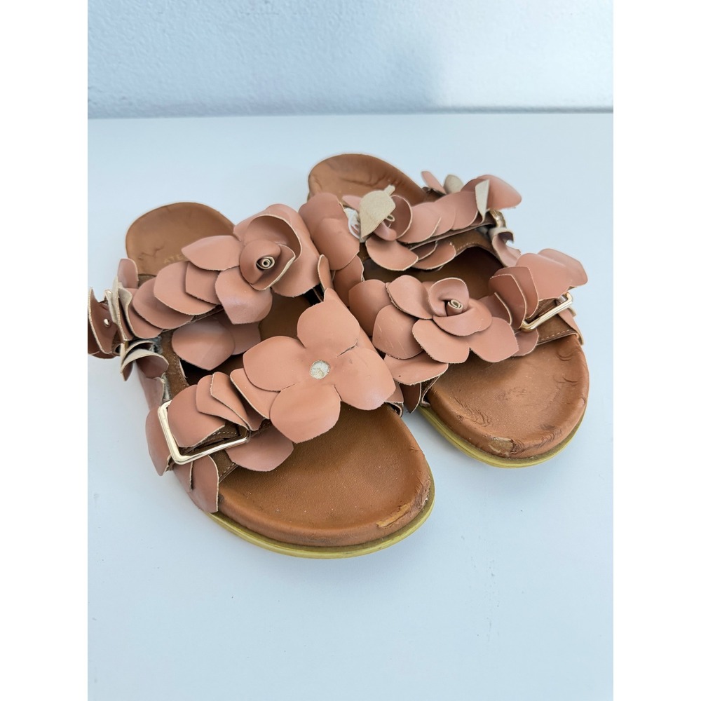 Valentino Garavani Atelier 03 Rose Edition Slides Pink‎ Leather Sandals 40